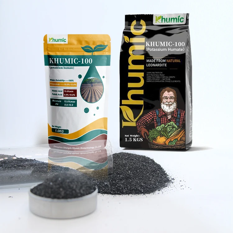 KHUMIC-100 кондиционер почвы растений питательные вещества био органическое удобрение природы растворимые в воде гуминовые кислоты 90%