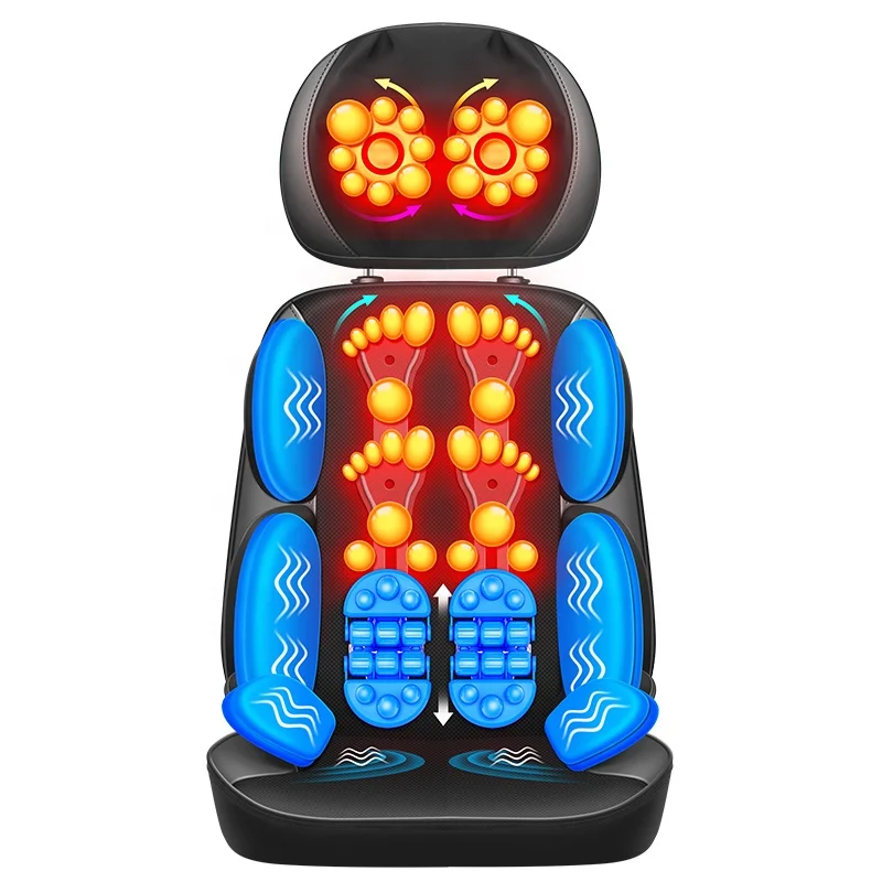 LEERCON microcomputer neck massage mattress pillow sofa cushion with infrared heater with different modes wireless