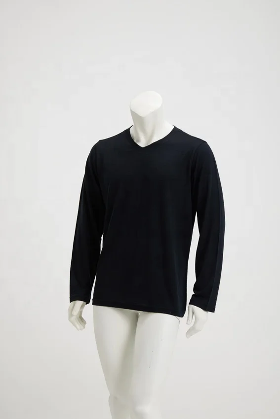 OEM Thermal Garment Set Warm Pattern Color Winter 100% Merino Wool Men Underwear