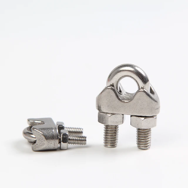 Low price Adjustable DIN741 stainless steel wire rope clip for fixings