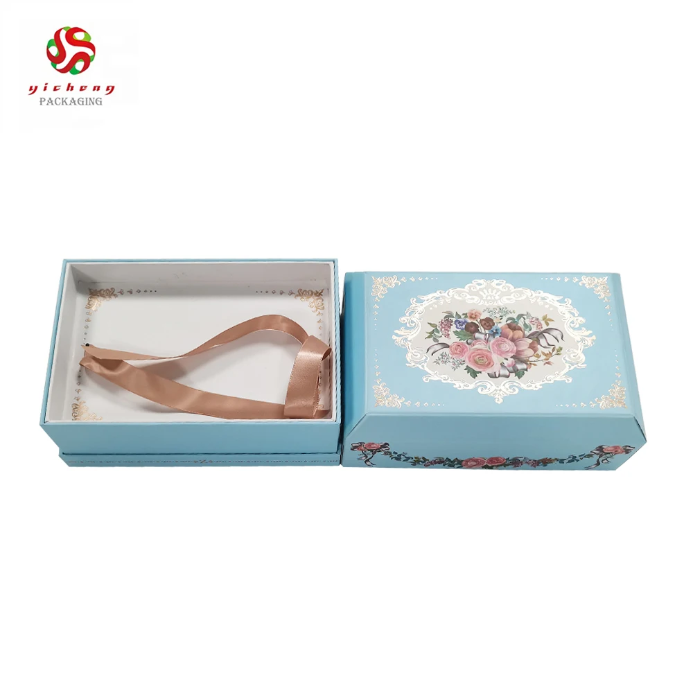 Chic Elegant Custom Cardboard Suitcases Packaging Children Baby Blanket Vintage Suitcase OEM Brand Gift Packaging Box
