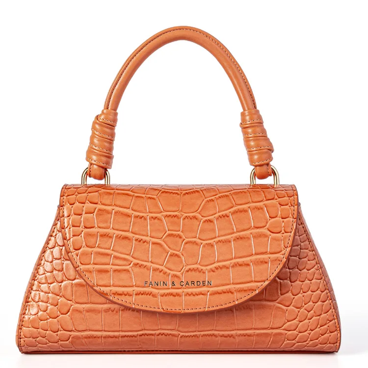 Latest design handbags for women luxury crocodile print wholesale crossbody bag