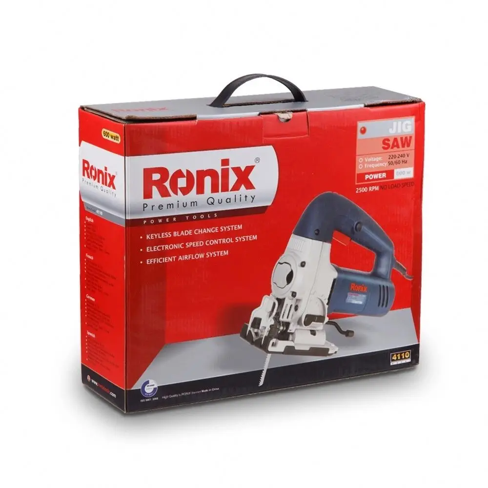 Ronix Professional 4110 Model Electric Jigsaw 3 Cutting Speed Table Saw Mini Wood Matel Cutting Tools 600W Jig Saw