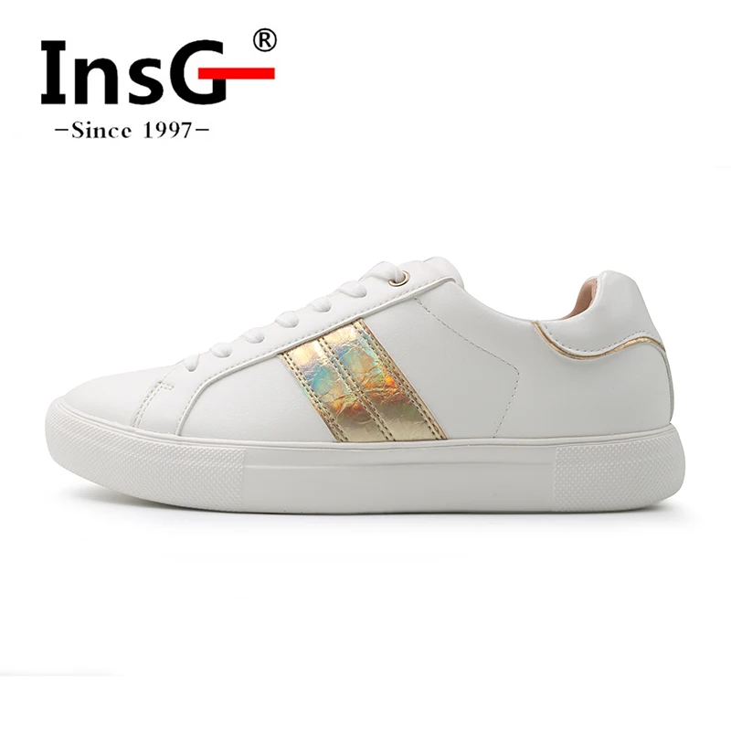 Кроссовки женские с низким вырезом, повседневная обувь на плоской подошве, белые, 0407