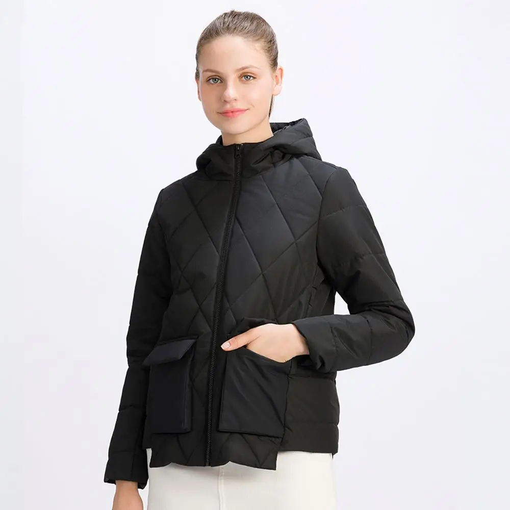 Women Winter Cotton Padded Jackets Thick Warm Poly Filling Quilted Coat Outdoor Padded Puffer Jacket