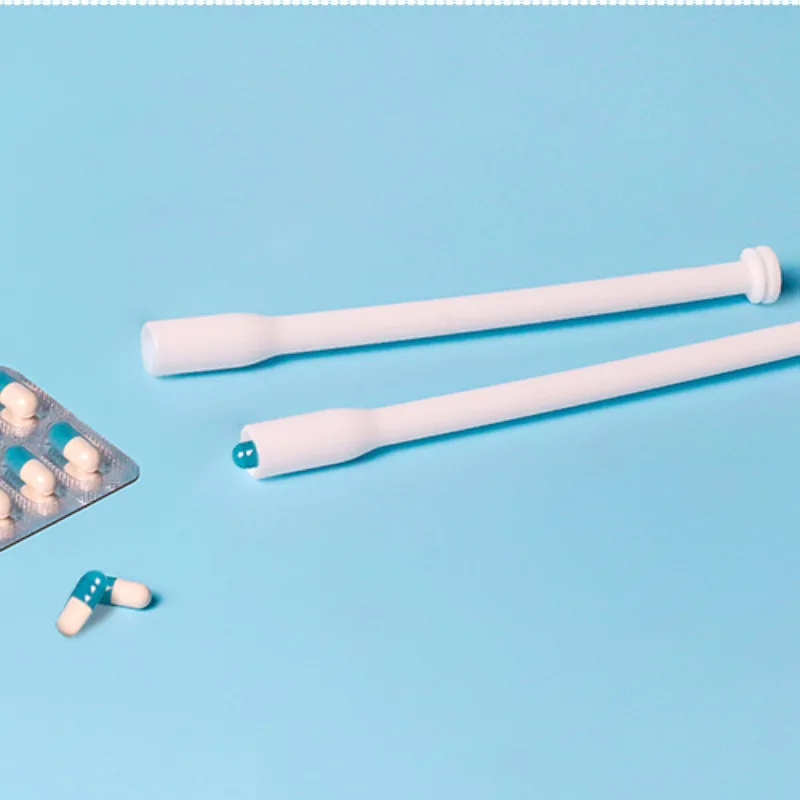 PE Material Yoni Pearl Applicators  Individually Wrapped Capsule Applicator Medical