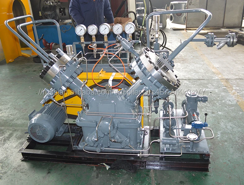 2.5m3/ч 250bar высокого давления CNG натуральный Gas100 % без масла мембранный поршневой компрессор