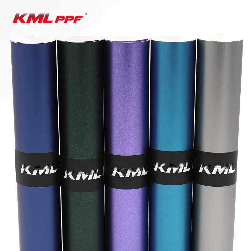 Premium Ultra Matte Metallic Purple Color Changing Car Wrapping Vinyl Film Roll