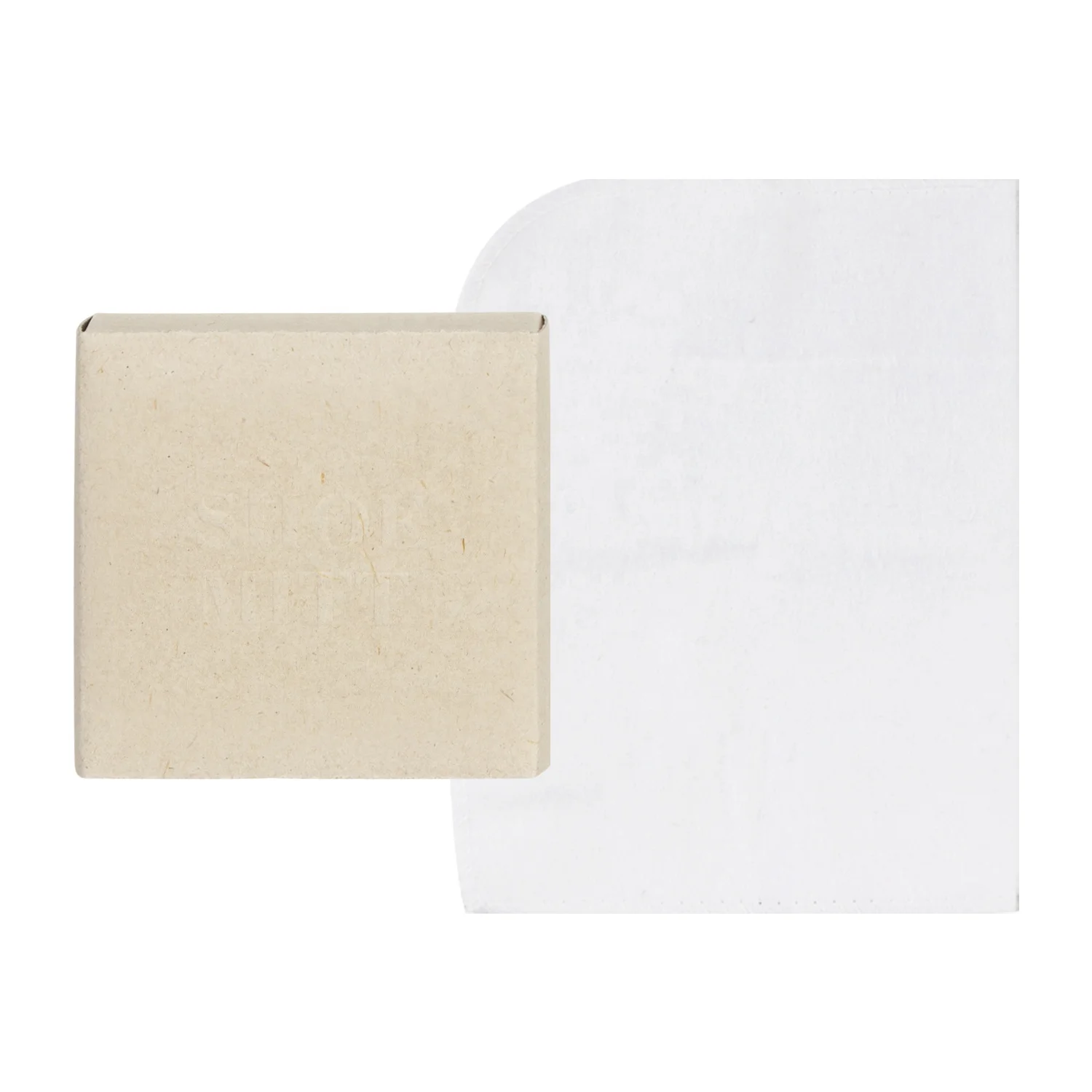 Disposable Wholesale Shoe Shine Cloth White Hotel Shoe Mitt