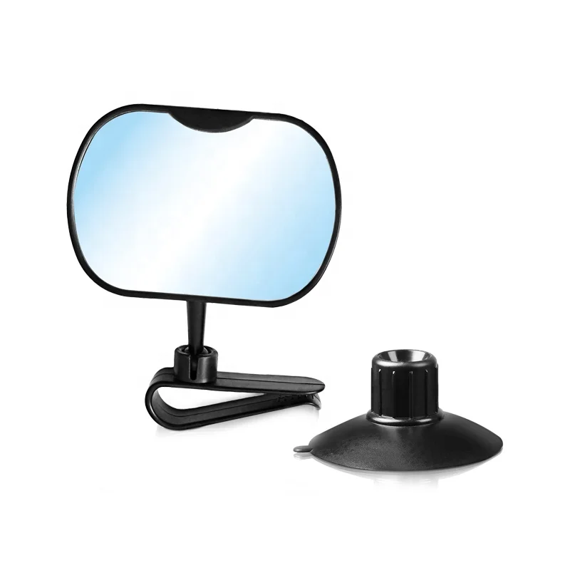 High quality ABS back seat Baby Car Mirror car rear view Jumbo mirror with small size visor miror