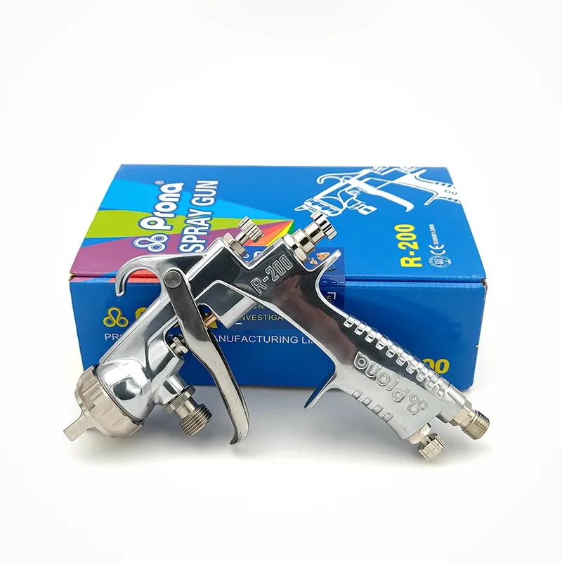 Пистолет R-200 распылитель Prona тип давления для мебели рассасивания большого деревянного объекта R200 пистолет распыления краски 0 8/1 0/1 2/1 5/1 8/2 0/2 5 мм