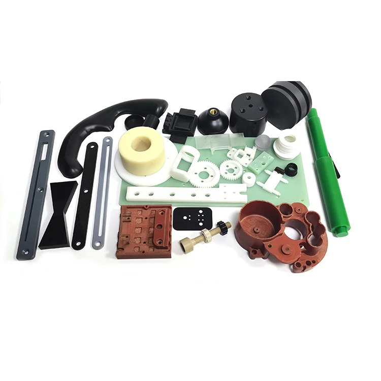 oem services abs pp pc cnc machining pom deline custom precision pom peek black plastic connector spare parts box enclosure