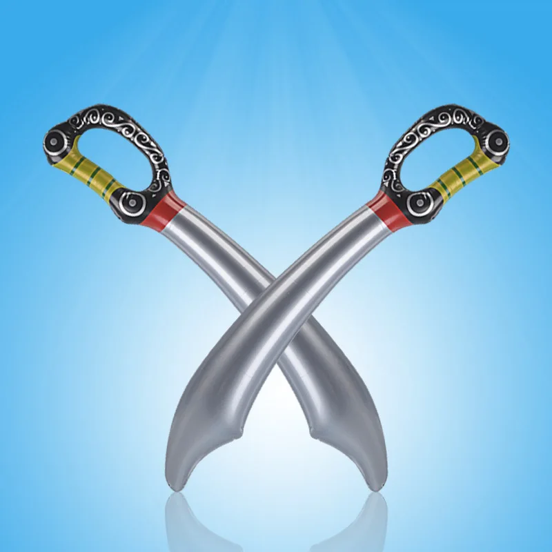 Halloween Party inflatable Pirate sword 70CM Cosplay Toys Stage props