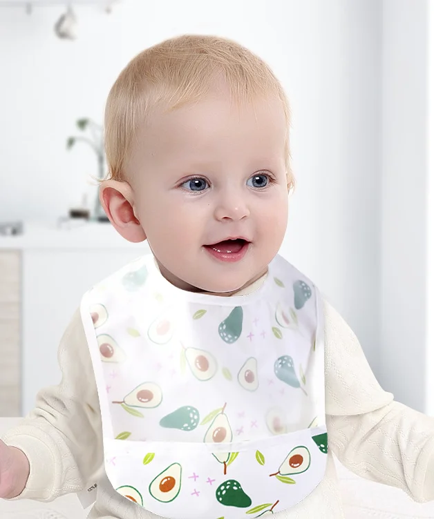 Waterproof and easy to wash baby bib Adjustable and easy to carry bib soft skin friendly