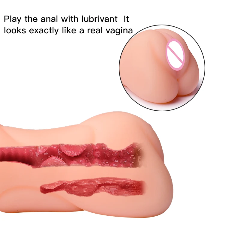 Wholesale Vagina Pussy Male Masturbator Cup Transparent Endurance Training Exercise Vacuum Pocket Masturbation Sex Toys For Men