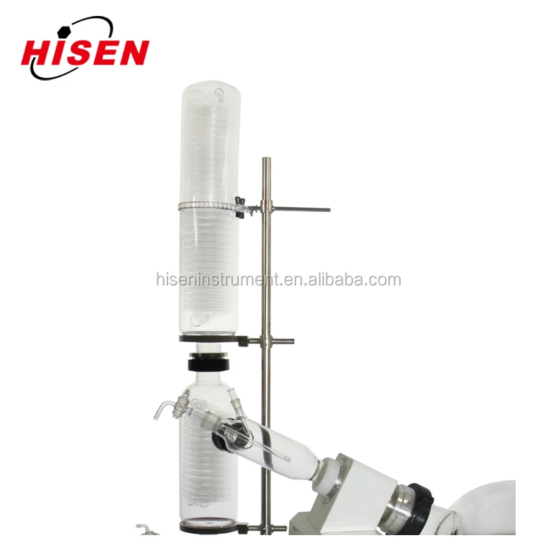 Hisen LCD Display 50L Auto Lift miniature rotovap mini lab rotary evaporator