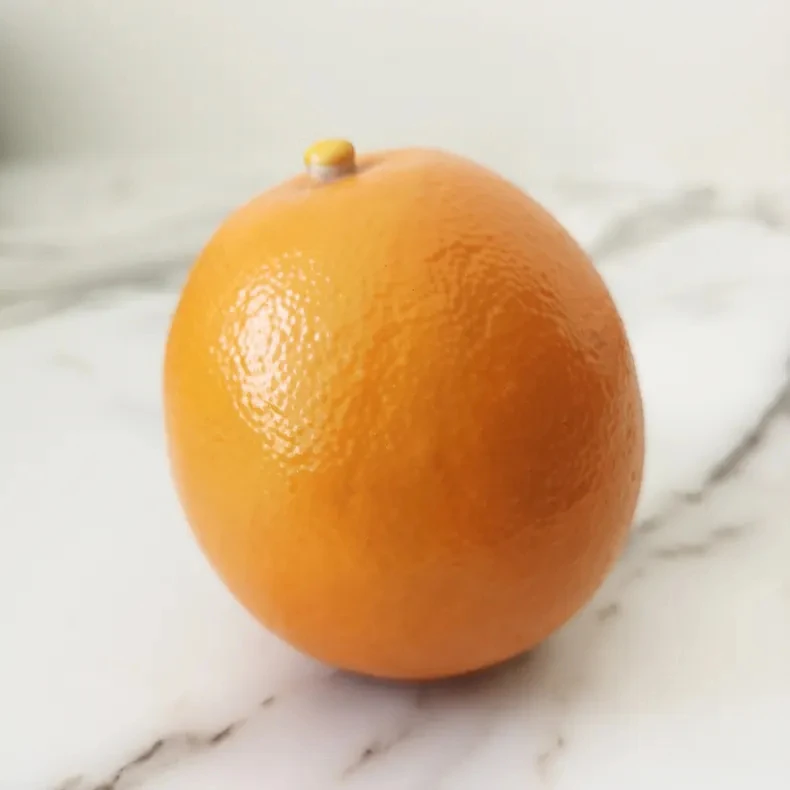 2024 New Product Decorative Artificial Foam Fruit Orange Home Artificial Decoration  Foam Model Orange Fruits