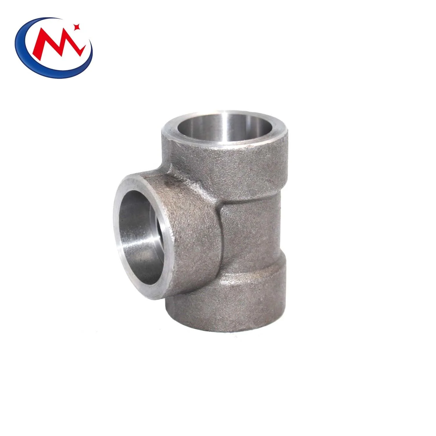 Wholesale A105 steel 3000# 6000# 9000# Carbon Steel Forged steel Socket Weld Tee SW TEE for oil gas water