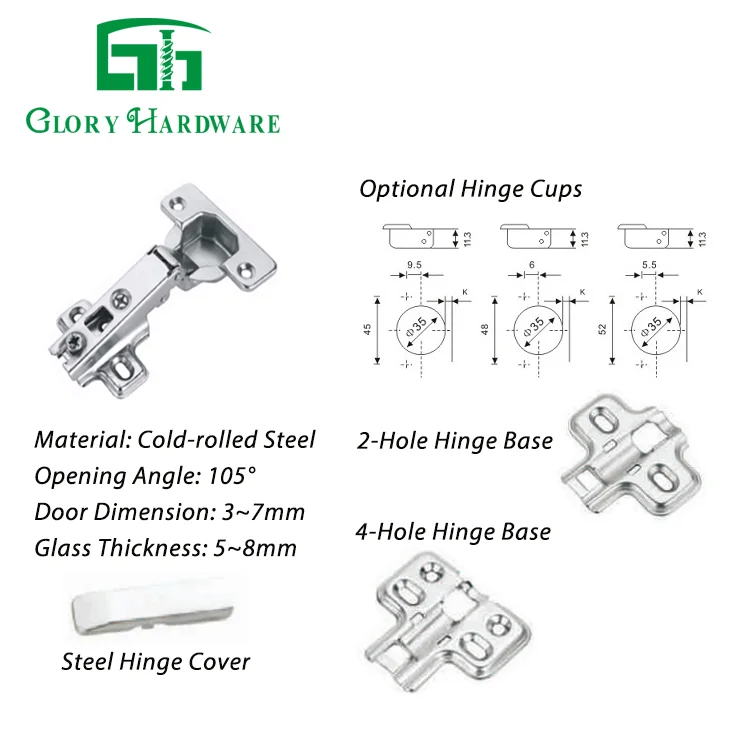 Hot-selling professional one way cabinet hinge concealed   2 way door hinges