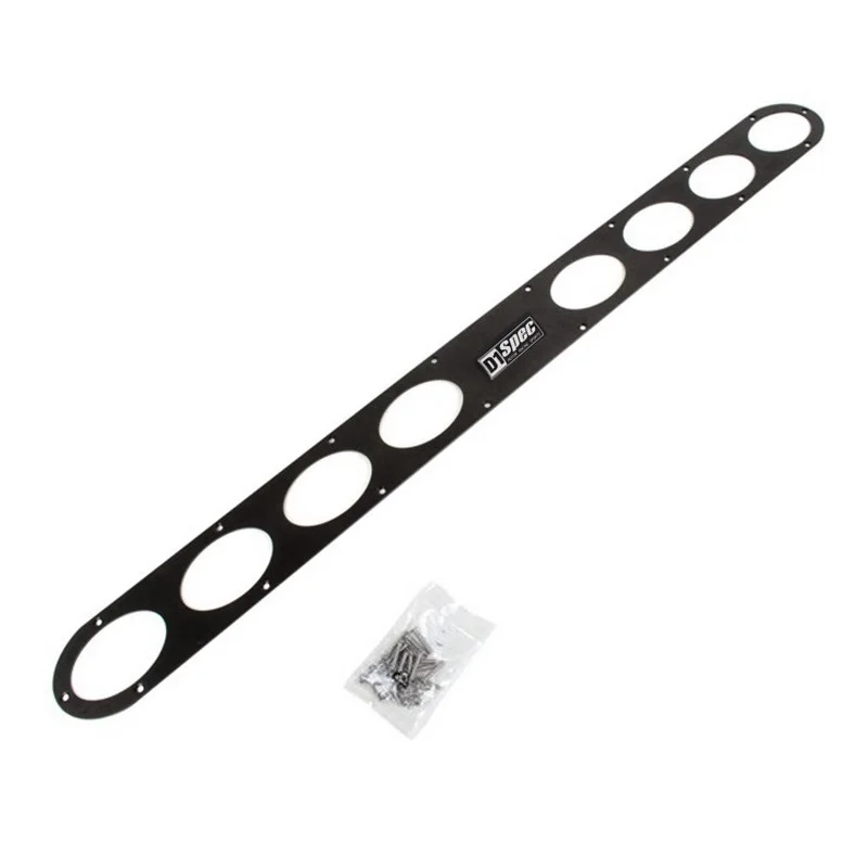 D1 Long Aluminum Rear Bumper Air Diversion Diffuser Panel 8 Hole for Honda Civic Ek EK4 EK9 EP-RWD8T