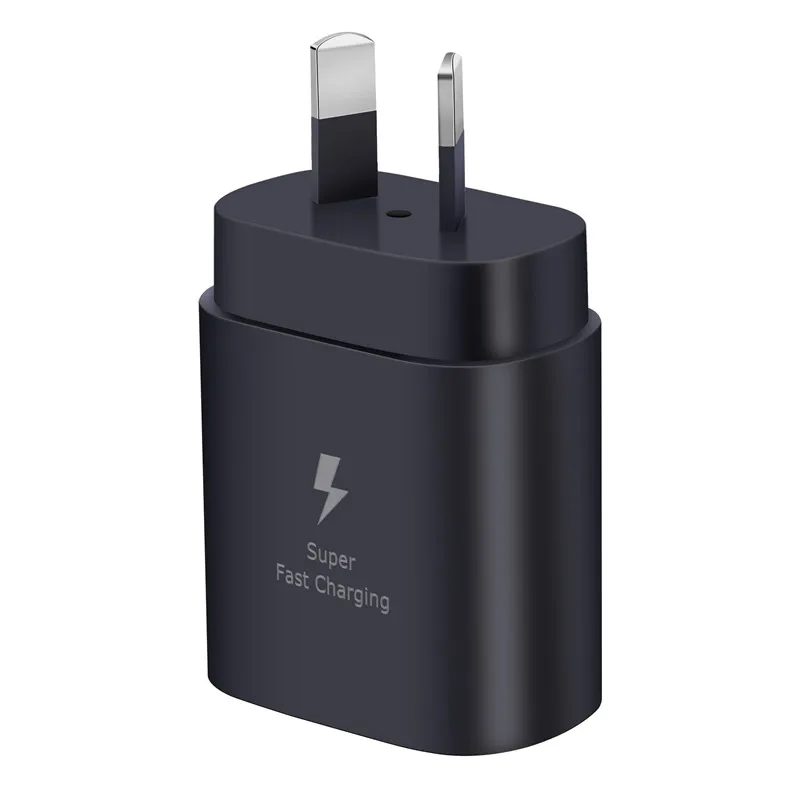 Custom Logo USB C Wall Charger 25W  PD Fast Charger Adapter for Samsung Galaxy Note10/ S20/ S21 USB Wall Charger