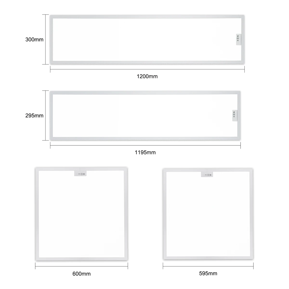 Ultra-thin Panel Light 595*595 600*600 300*1200 295*295 Embedded LED Light Panel for Office and Home
