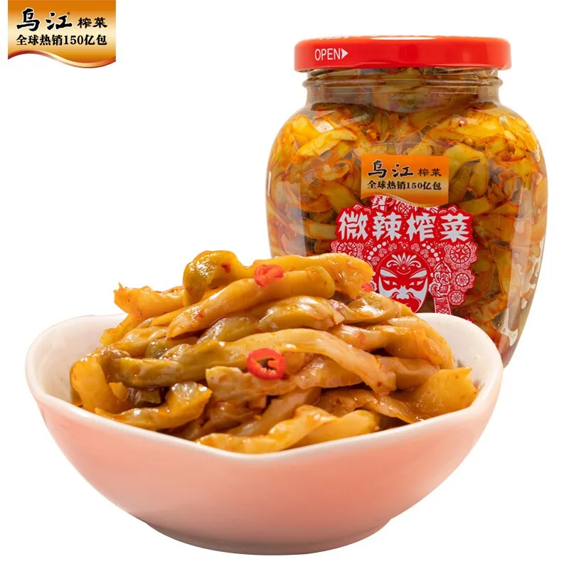 Chongqing Wujiang Fuling Mustard Crispy 300g Yellow Flower Mustard