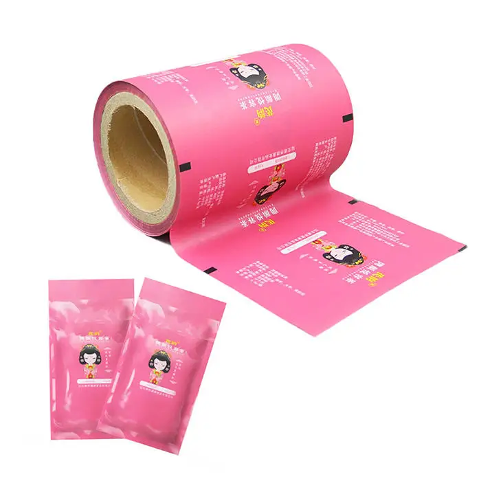 Custom Printing Aluminum Foil Food Grade Semi-finished Plastic Food Mylar Packaging Bag Film Roll for Milk, Coffee, Powder