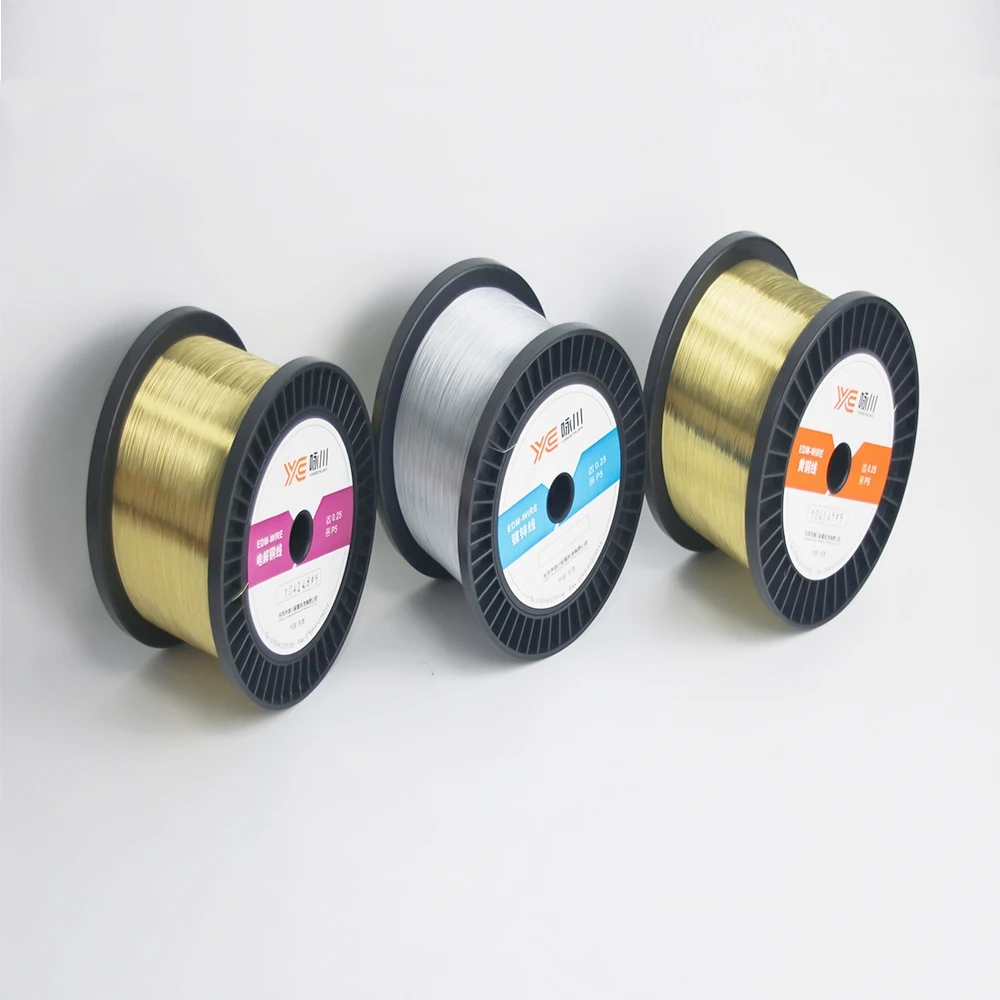 New Spool 0.20mm  900 N P5 DIN160 Hard EDM Brass Wire For EDM Wire Cut Machines