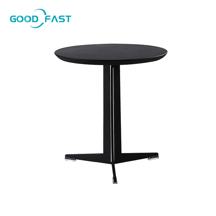 Популярный дизайн 2022 ресторанная мебель в скандинавском стиле металлическая основа окрашенный стол для отеля из МДФ белый