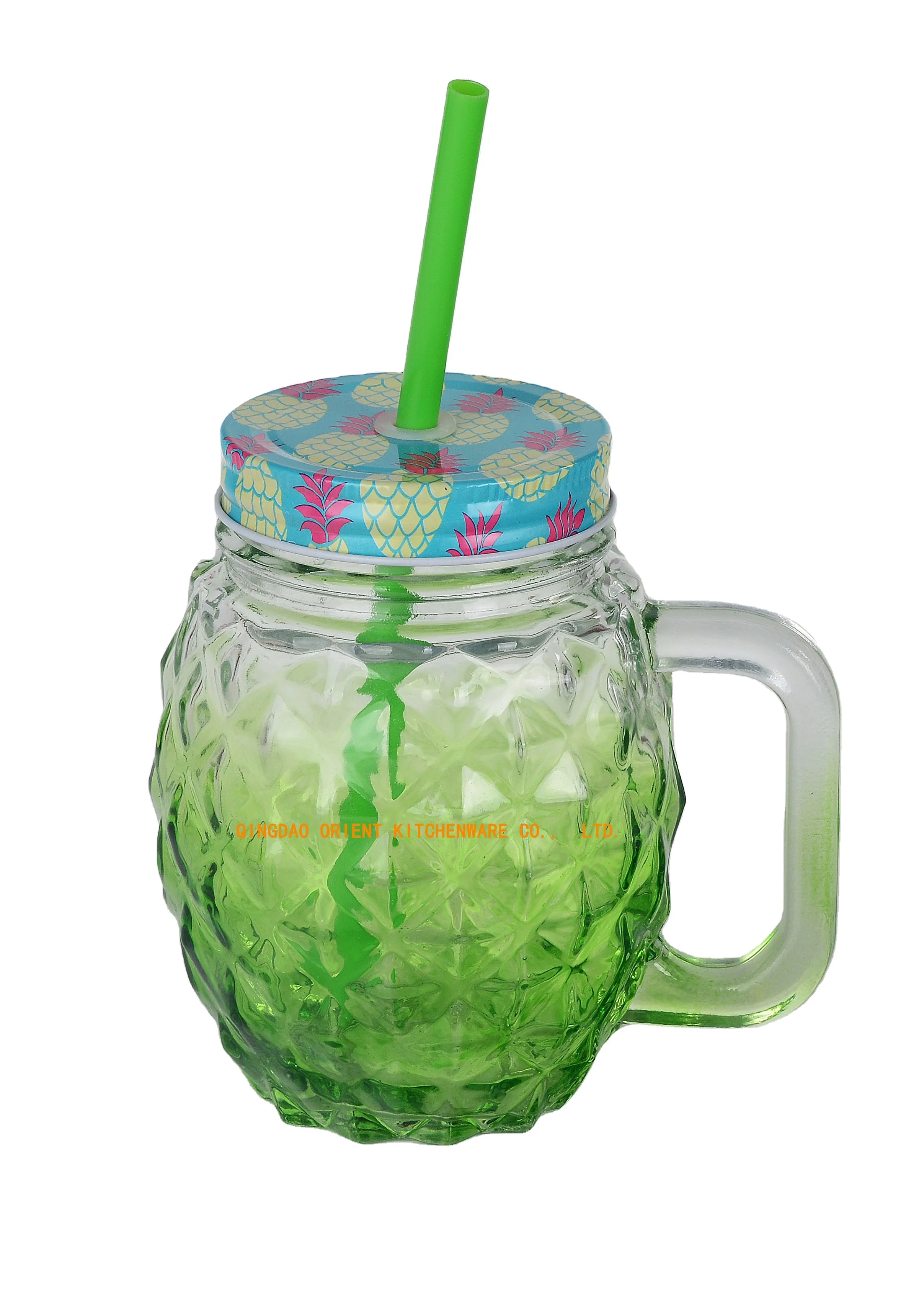 
American style mason glass jar mugs mini drinking with handle 