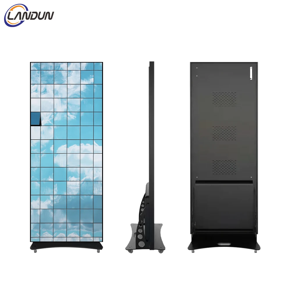 led display P1.875mm P2mm P2.5mm P3mm Indoor Poster Video Advertising Stand P3 Led Display with wifi /3G/ 4G control