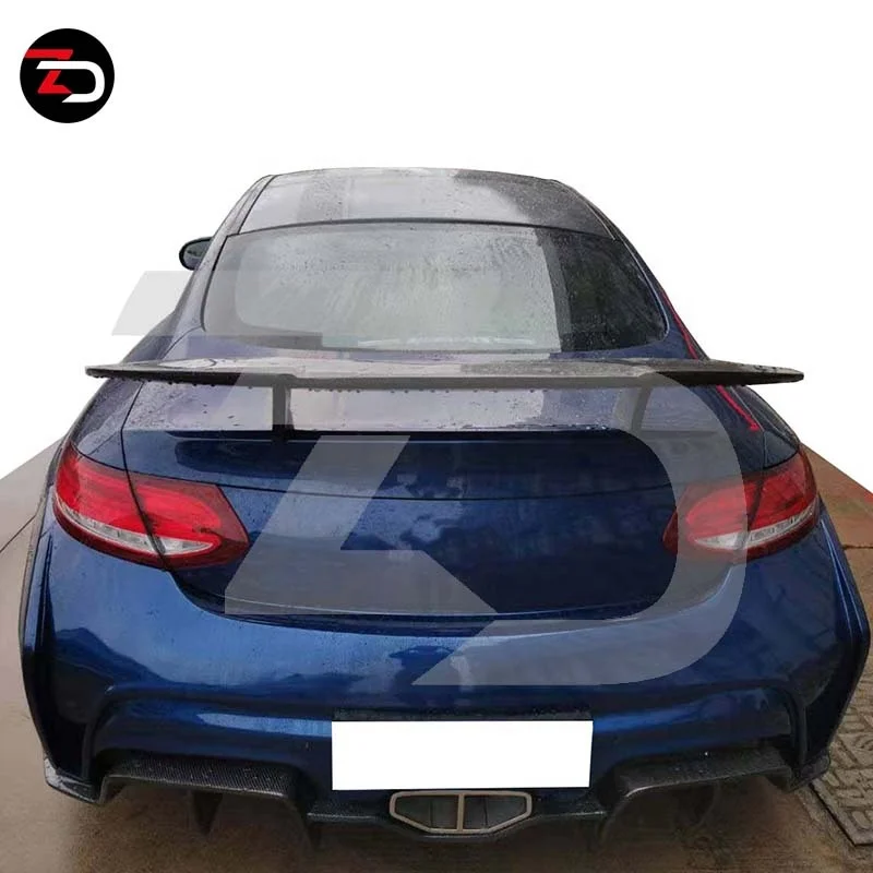 Hight Quality ZD Body Kit With Bumper Fender Flares Spoiler For Mercedes C Class C205 Coupe C63 C200 C260 Change To Wide Style