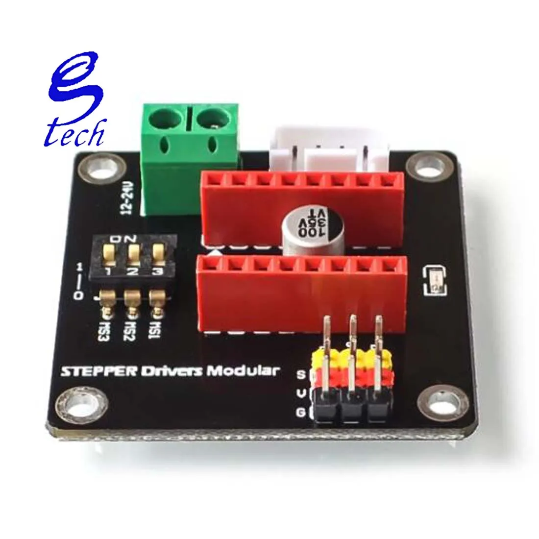 Stepper Motor Driver Expansion Board DRV8825 A4988 3D Printer Control Shield Module for R3 Ramps1.4 DIY Kit One