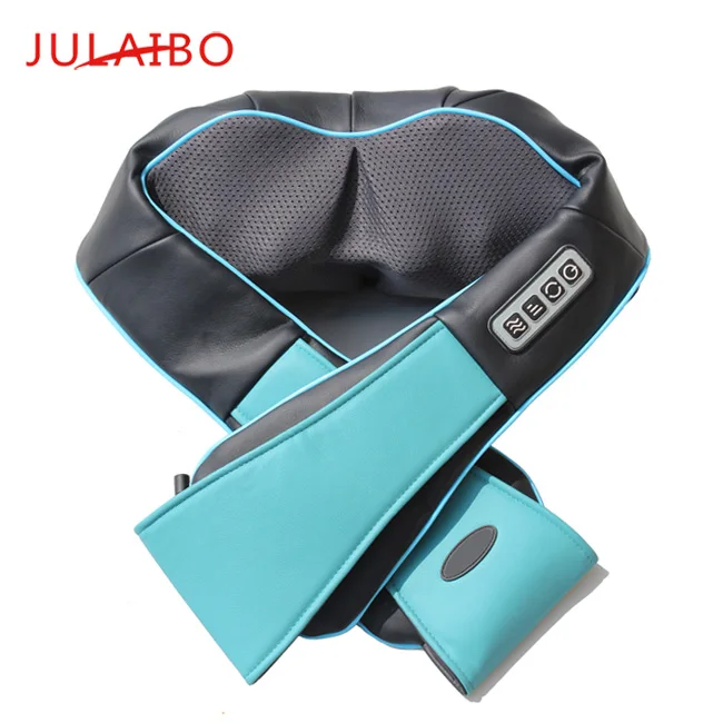 Массажер шиацу для шеи и плеч, электрический массаж спины с нагревом, Глубокий Разминающий шейный массаж, шаль для разминания шеи