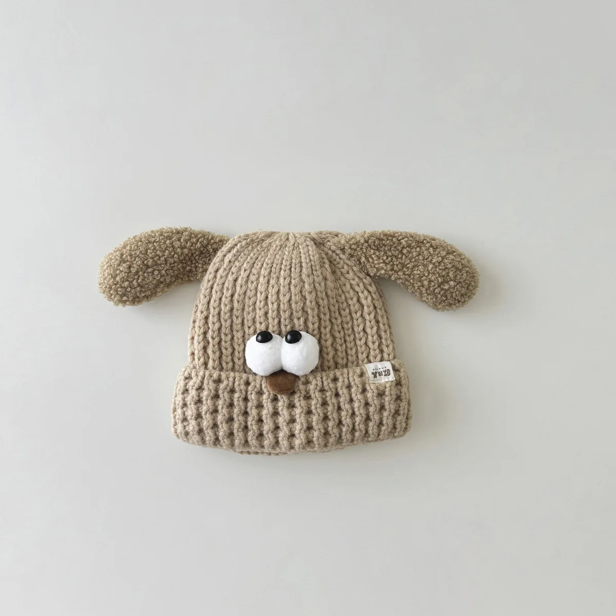Winter Baby Warm Hat Cute Cartoon Dinosaur Dog Crochet Hat Kids Hat Can Add Logo