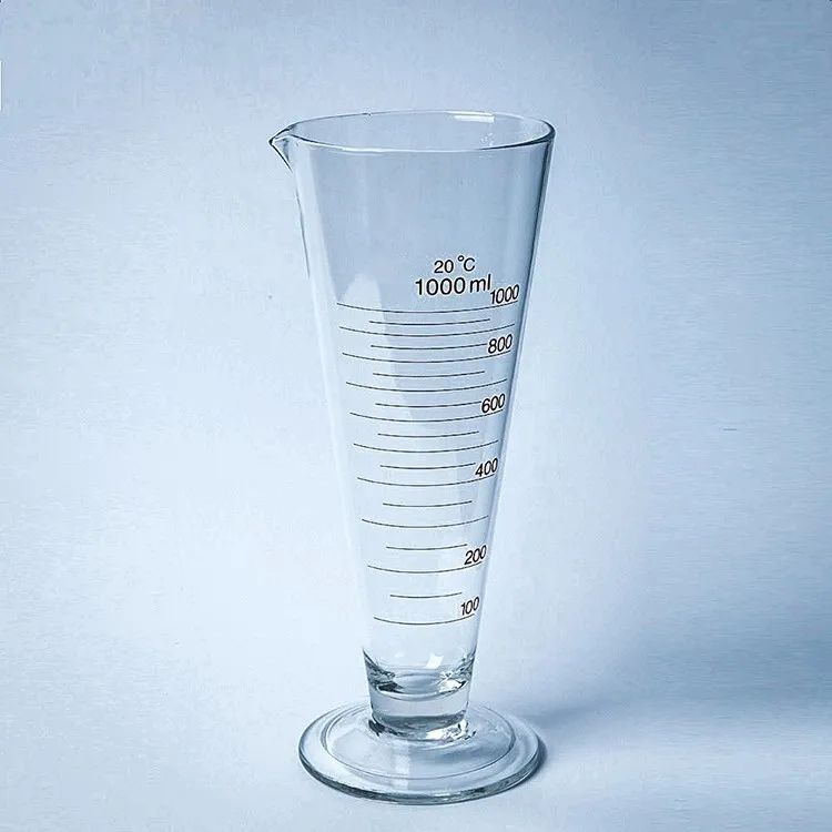 Laboratory 5ml 10ml 25ml 50ml 100ml 250ml 500ml 1000ml 2000ml Glass Measuring Graduated Cylinder