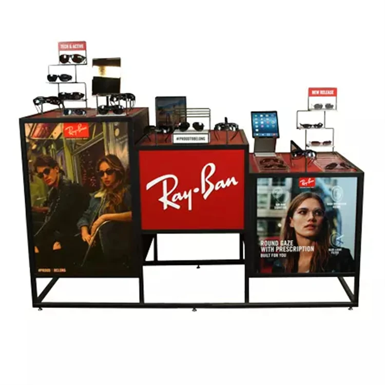 Acrylic Eyewear Glasses Display Stand Racks Window Display Eyeglass Sunglasses Showcase