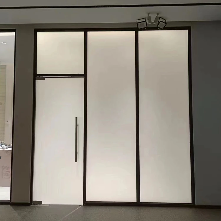 Ultra Clear Office Decorative PDLC Adhesive Smart Window Film For Office Glass