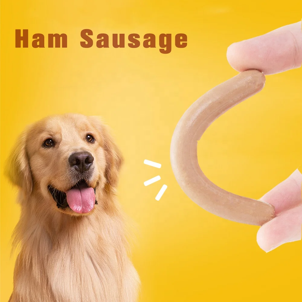 Pet Dog Cat Food Multi-flavored High Calcium Chicken Beef Dog and Cat Snack Treats Food Ham Sausage