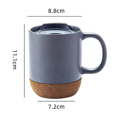 custom wholesale high quality handmade digital printed ceramic glazed enamel pipe mug warmer cappuccino coffee tea mug with lid