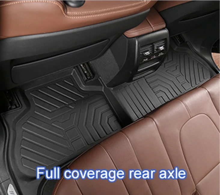 All Weather TPE Car Mats Waterproof Ruber Anti-slip Sales  TPO Car Floor Mats Use for DOGE DURANGO 2011-2019