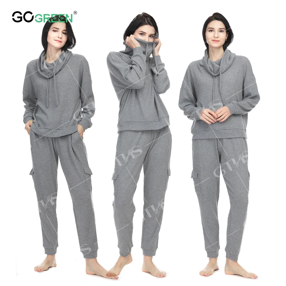 Custom Designer Smooth Polyester Living Room Pyjamas Women Sleepwear