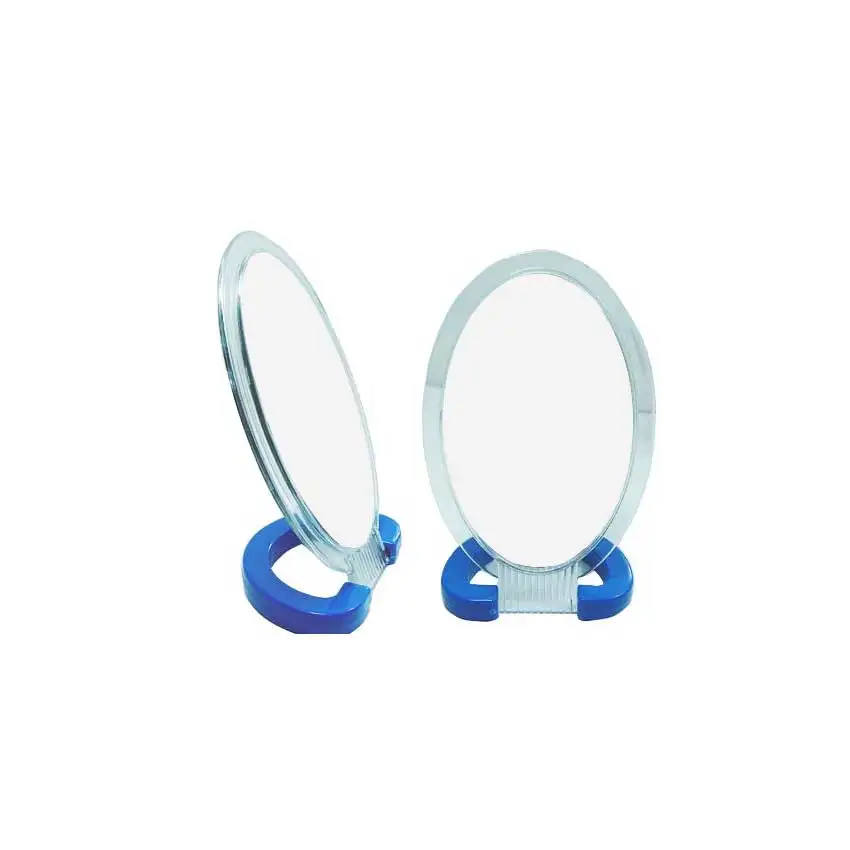 cheap plastic  folding table cosmetic  make up  mirror double sides mirror