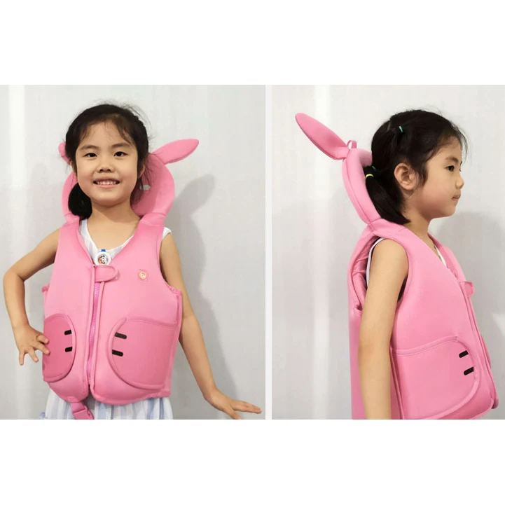 Custom Logo Children Kids Infants Safety Neoprene Rescue Swimming Life Jacket Vest