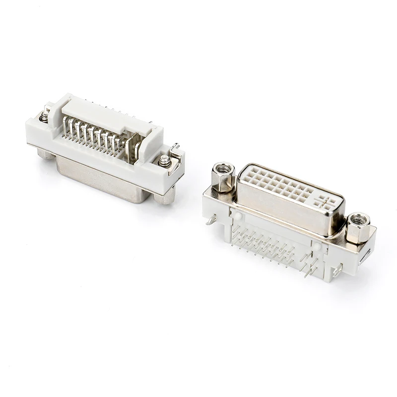 Factory Cheap Prices DVI Female 24+5P Dip Connector DVI Right Angle Connector
