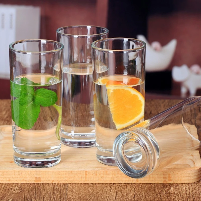 Summer household glass cold water kettle set large capacity transparent simple cold water kettle water cup 5-piece set