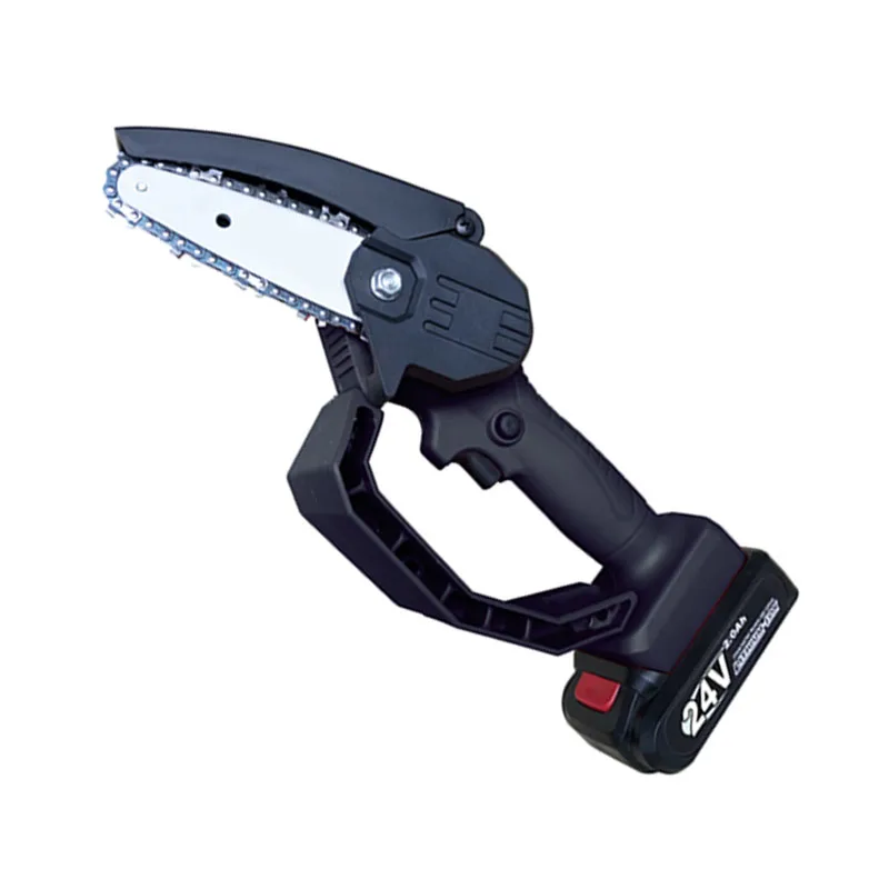 
Portable mini wood cutting chainsaw battery garden pruning Mini electric cordless chainsaw power saws 