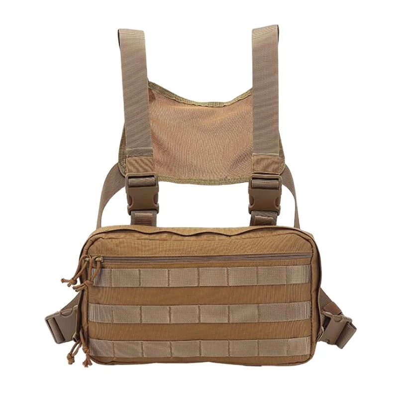 Wolfcommander manufacturer outdoor camping hiking chest bag hot sale running chest bag EDC tactical range bag