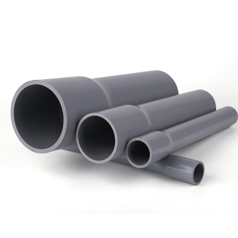 Sch40 PVC Pipe 1/2  3/4  1  2  3  4 Inch  Fittings ANSI Standard White Color SCH40 UPVC Socket for Union with Socket/no Socket